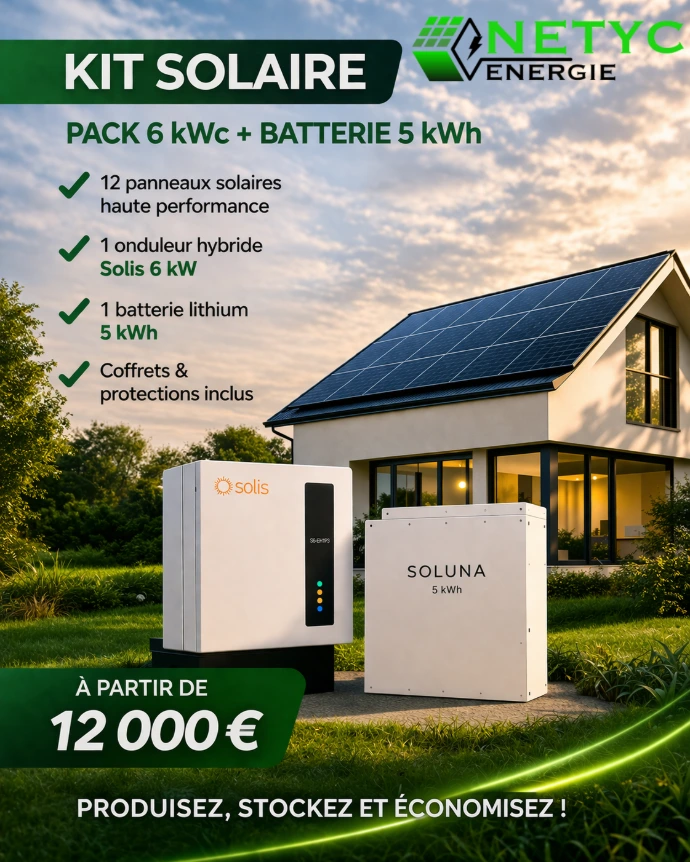 Kit solaire 6 kWc
